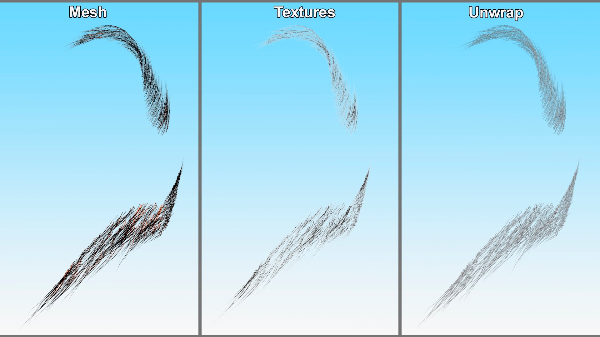 Eyebrows Shapes Set 3D model https://p.turbosquid.com/ts-thumb/sA/vnwtJS/Sn/eyebrowsshapessetc4dmodel009/jpg/1712524357/1920x1080/fit_q87/81d88950fb60e2c26970230a0ede453dd2434fc2/eyebrowsshapessetc4dmodel009.jpg