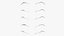 Eyebrows Shapes Set