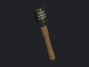 3d ready stielhandgranate 24