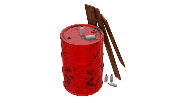 3D model barrel