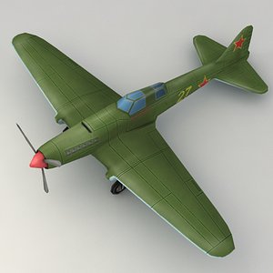 3d model warplane il-2