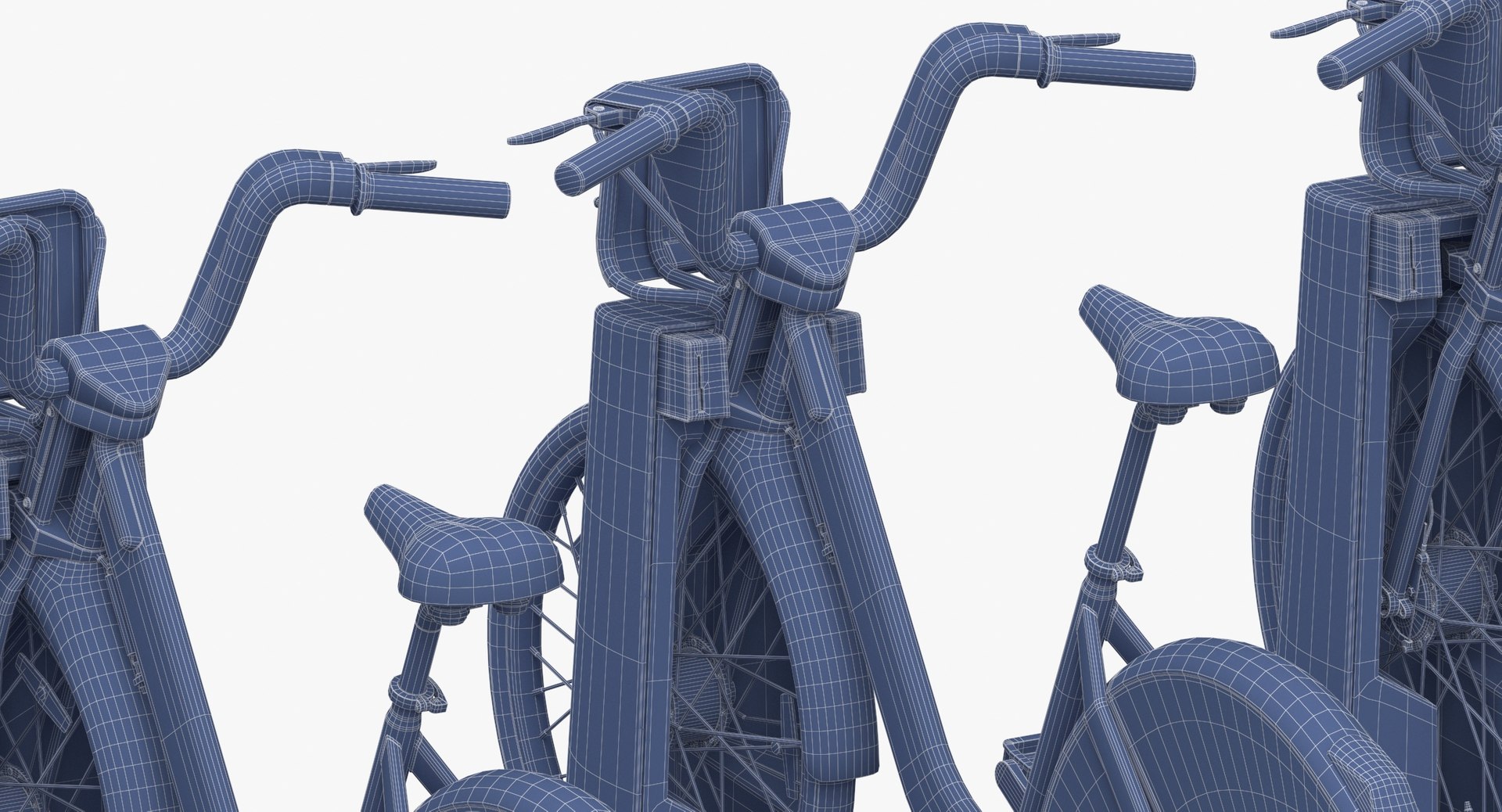 Bike Rental 01 Full Rack 3D - TurboSquid 2242114