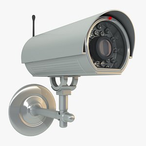 3d model outdoor security camera