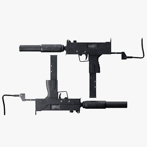 3D Mac 10 3D Model model