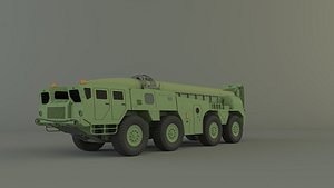 3D Scout B military vehicle model