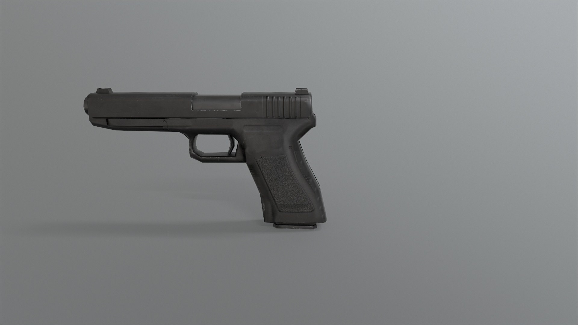 3D Glock Pistol - Game Ready model - TurboSquid 1805535