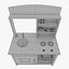 3d model toy kitchen