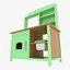 3d model toy kitchen