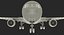 boeing 767-400 interior condor 3D model