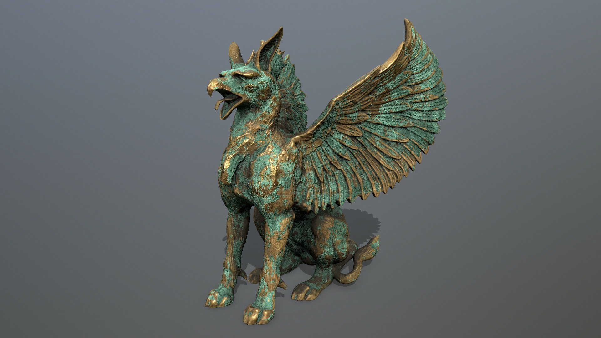 3D model Statue Creature - TurboSquid 2065633