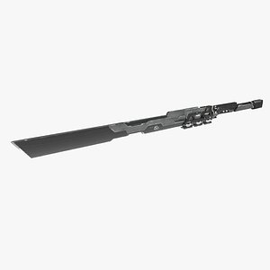 Science fiction cold weapon machete