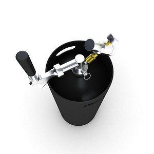3D model Pressurized Keg System 2