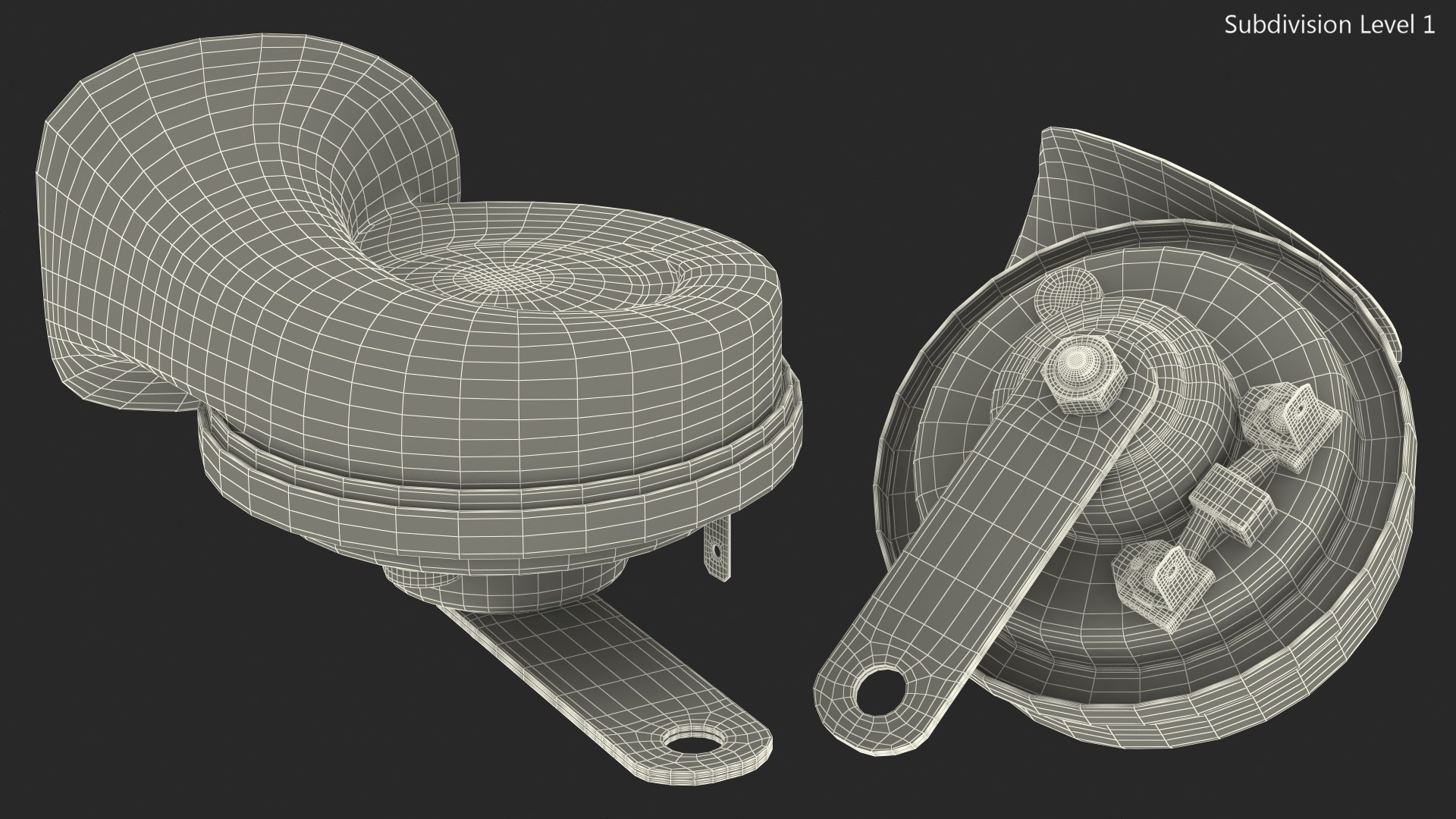 3D snail electric car horn model https://p.turbosquid.com/ts-thumb/sB/NevblA/Re3JogS8/snailelectriccarhornsetc4dmodel020/jpg/1601372191/1920x1080/fit_q87/67258aa862000ea02819518ed4385b321c284876/snailelectriccarhornsetc4dmodel020.jpg