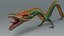 Colorful Chinese Dragon Rigged 3D model