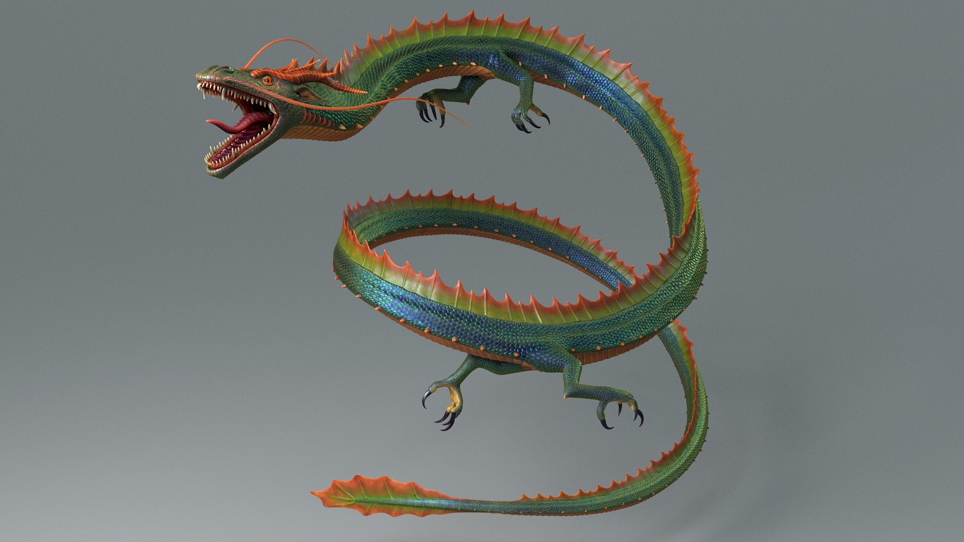Colorful Chinese Dragon Rigged 3D model https://p.turbosquid.com/ts-thumb/sB/NwWAVu/d9/dragon_asian_02/jpg/1735569591/1920x1080/fit_q87/98785c3e4c3da2679b549738bd7bb0cca3140dd2/dragon_asian_02.jpg