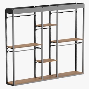 Store Furniture Clothing Stand 05