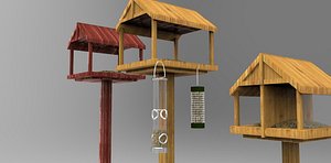 bird feeders 3d ma