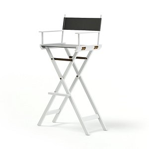 3D white makeup chair