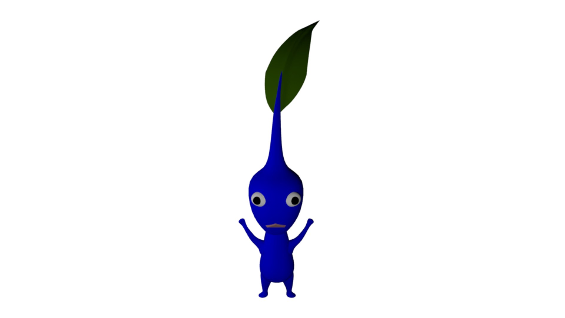 3D Blue Leaf Pikmin - TurboSquid 1643809