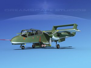 propellers army rockwell ov-10 bronco max