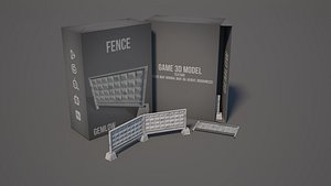 3D concrete fence