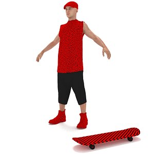 3D Skater - skateboarder