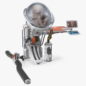 Human Artificial Womb with Child White