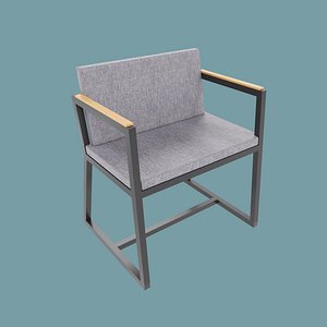 3D model blender modern chair