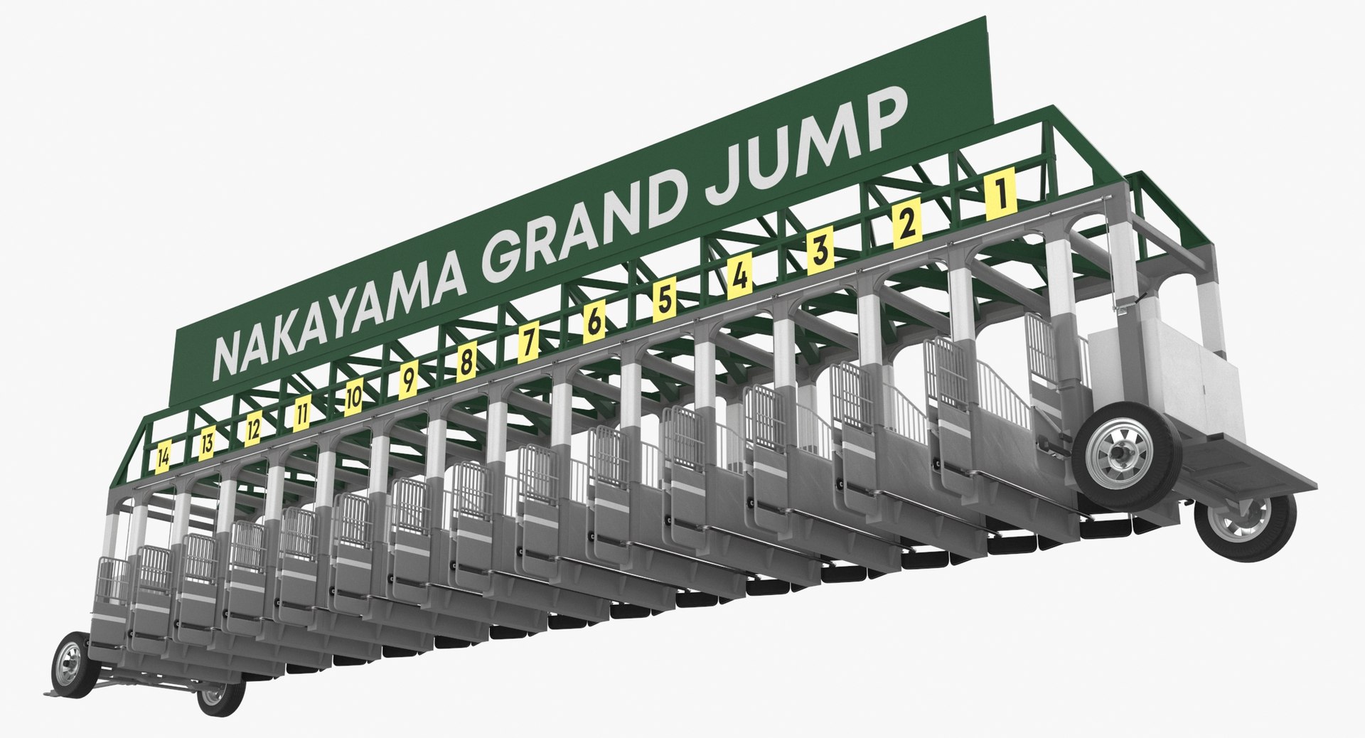 3D Horse Racing Starting Gates - TurboSquid 1646995