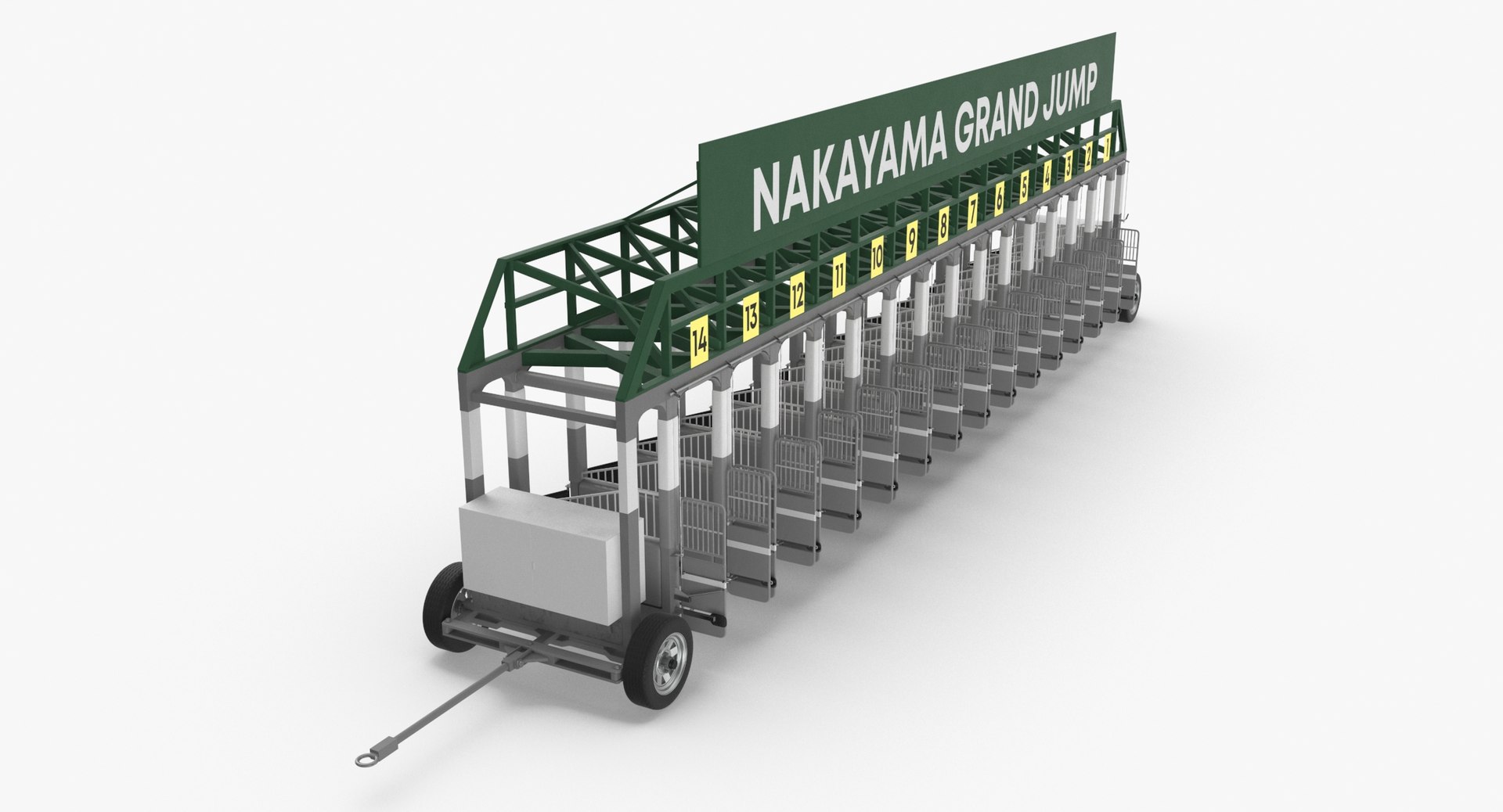 3D Horse Racing Starting Gates - TurboSquid 1646995