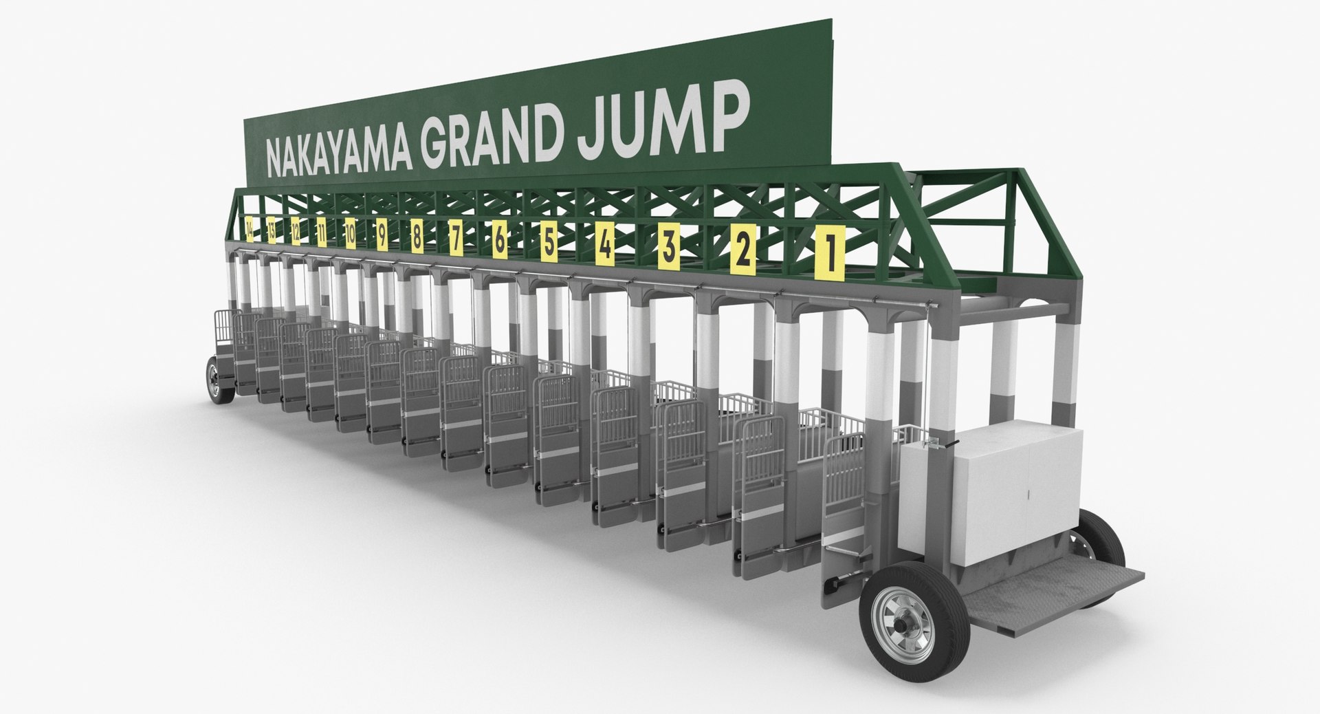 3D Horse Racing Starting Gates - TurboSquid 1646995