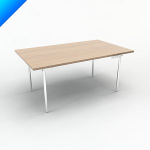 3d model ch316 table design hans wegner