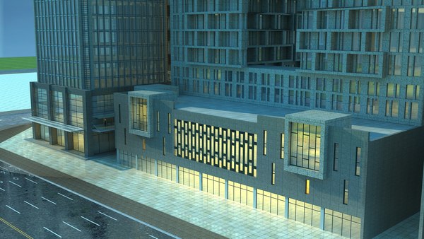 3D city cityscape model - TurboSquid 1664035
