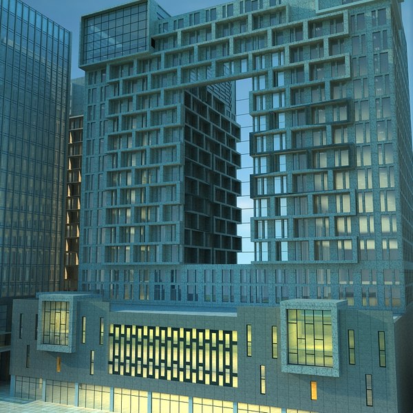 3D city cityscape model - TurboSquid 1664035