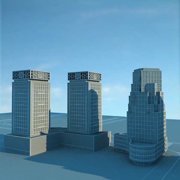 3D city cityscape model - TurboSquid 1664035