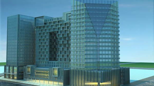 3D city cityscape model - TurboSquid 1664035