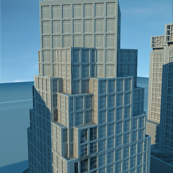3D city cityscape model - TurboSquid 1664035