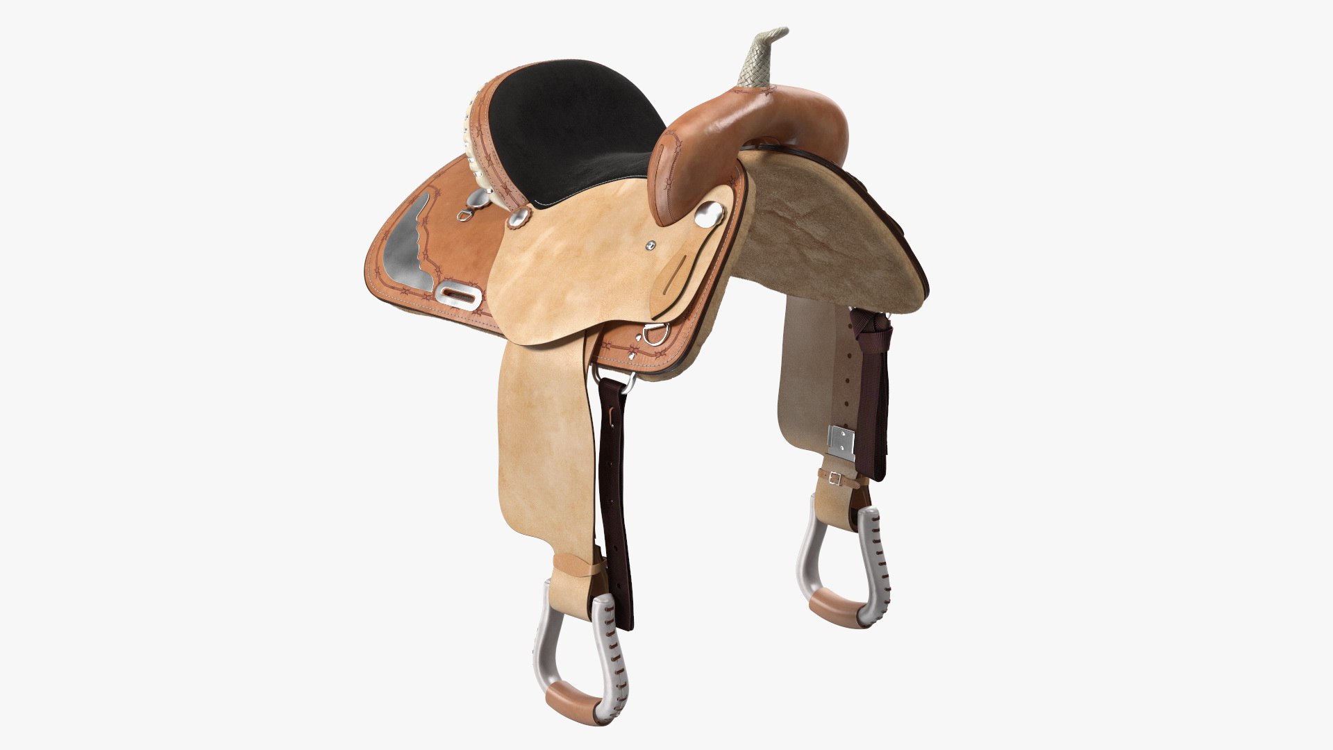 Western Ranch Accessories Collection 4 model https://p.turbosquid.com/ts-thumb/sB/ijT3Dg/pA/westernbarrelsaddlefur3dsmodel001/jpg/1703144006/1920x1080/fit_q87/e2d24154de2c34c946977c8f57d153aca6691673/westernbarrelsaddlefur3dsmodel001.jpg