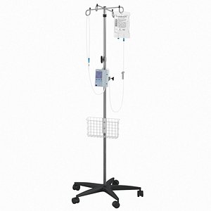 IV Stand Pool With Infusion Pump