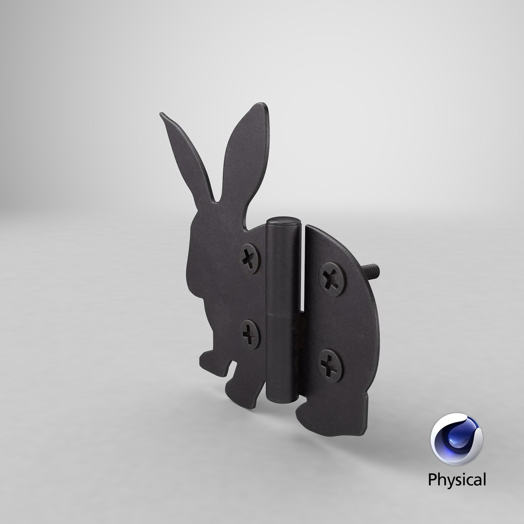 3D Rabbit Shaped Hinge Model - TurboSquid 2017002