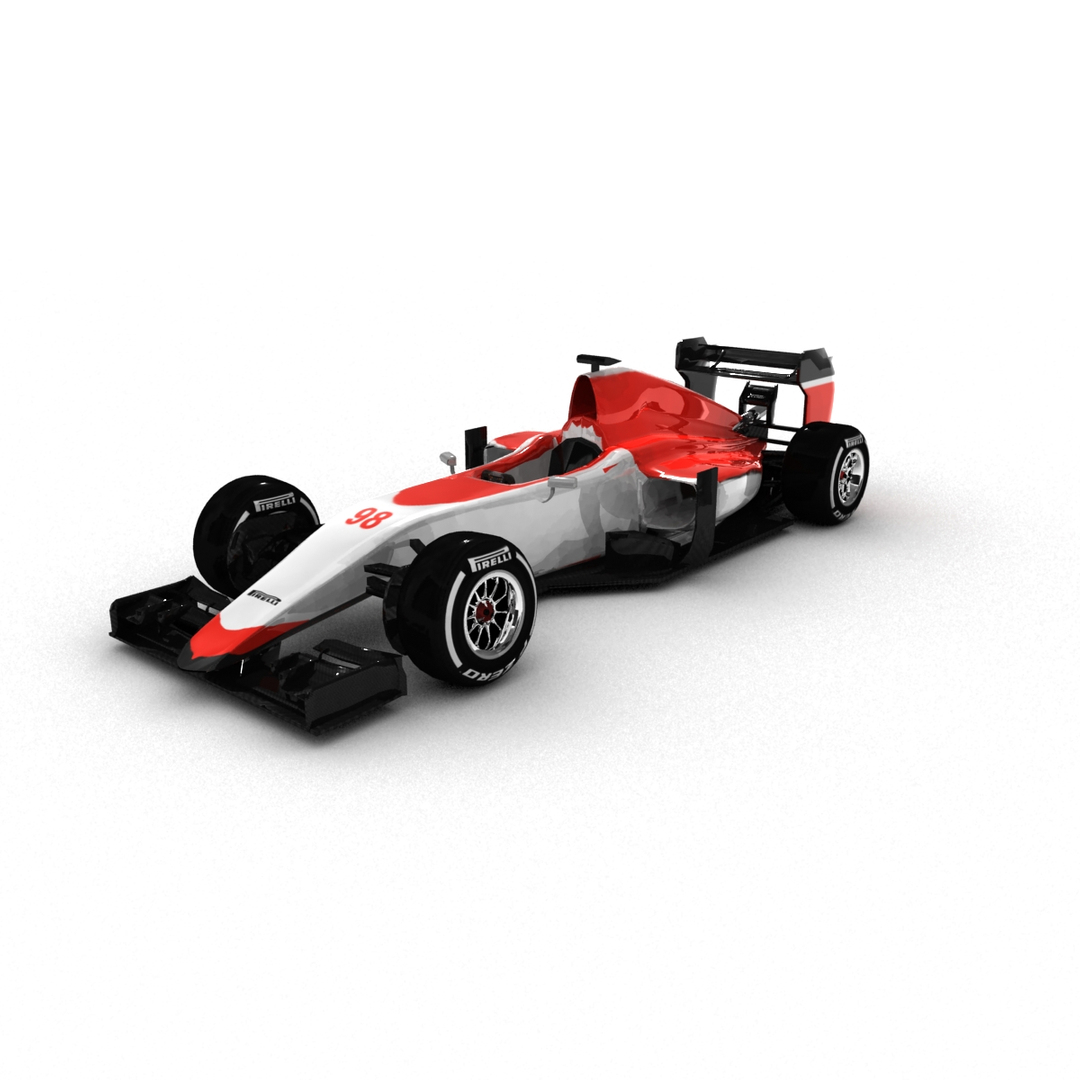 car 2015 race 3d obj