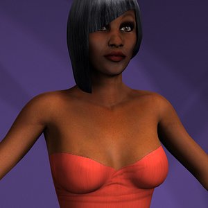 3d body character model