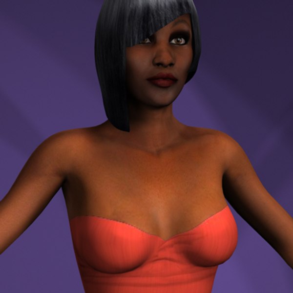 3d body character model