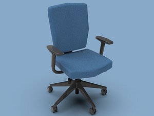 Movable Office Chair 3D model