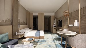 3D Hotel Room-A4 model