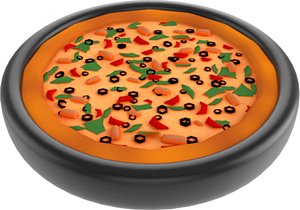 3D Pizza model