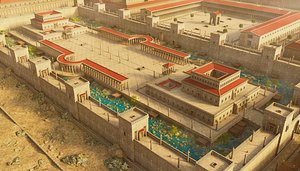 3D Herods Palace Complex Environment model