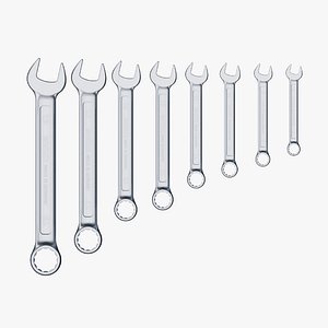 Wrench Set 3D model
