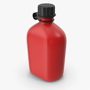 Red Flask 3D