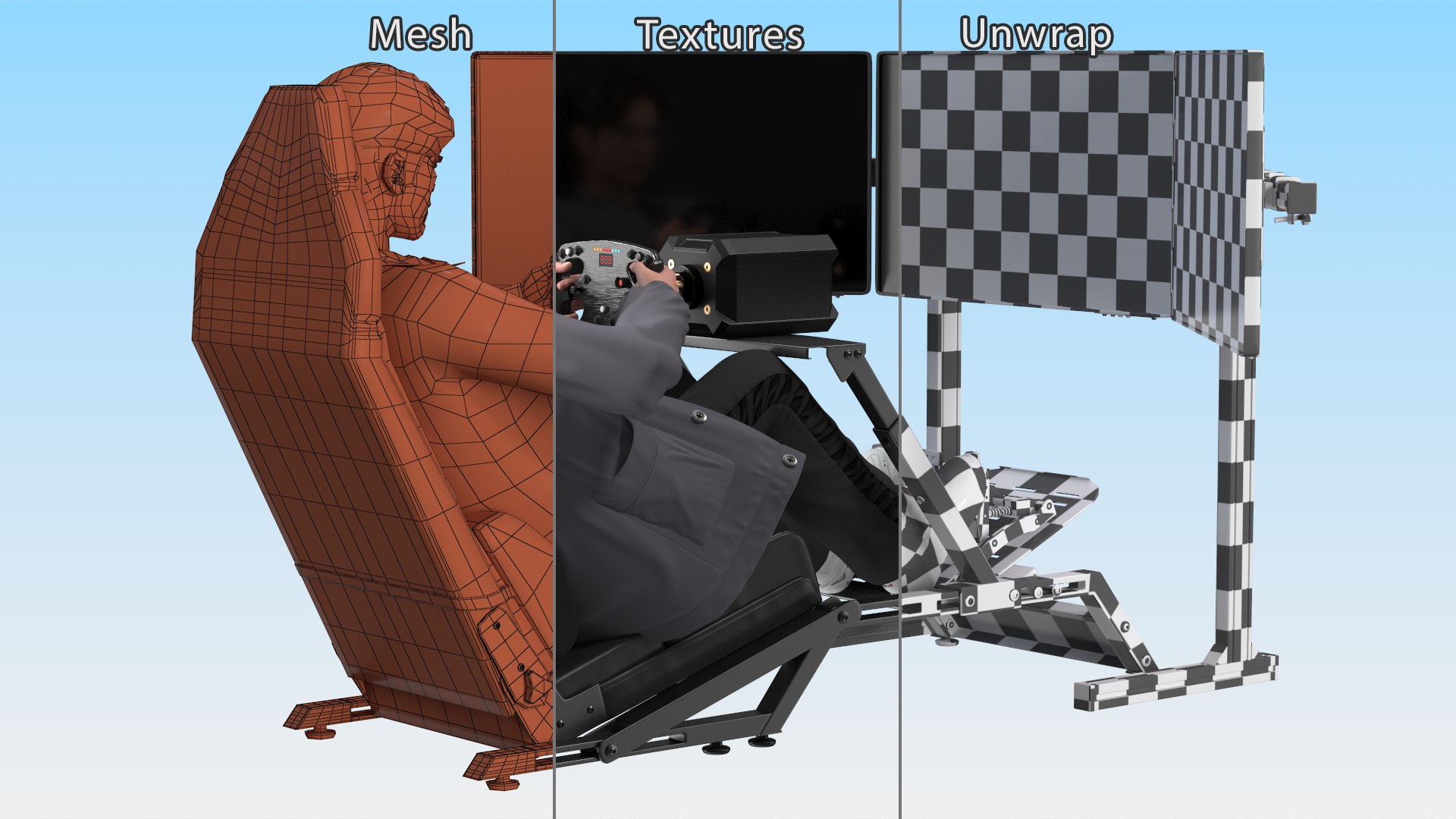 3D model Man Sitting in a Racing Simulator Rig https://p.turbosquid.com/ts-thumb/sB/yWafJ7/J4/mansittinginaracingsimulatorrig3dmodel020/jpg/1682334633/1920x1080/fit_q87/7ebbe3ff434cbd19e7d9872768e2e199990c8e58/mansittinginaracingsimulatorrig3dmodel020.jpg